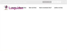 Tablet Screenshot of lusguiden.se